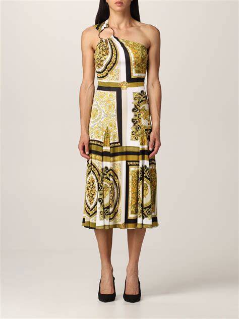 cavigliera versace|versace one shoulder dress.